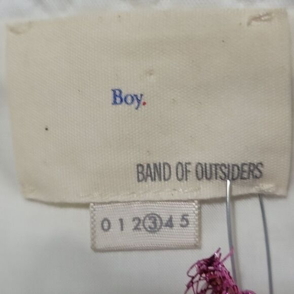 * * Boy Band of Outsiders off white double side zipper skirt - Picture 3 of 5